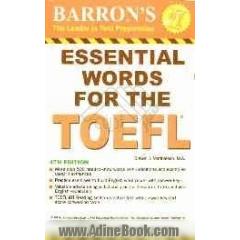 Barron's essential words for the TOEFL