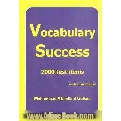 Vocabulary success: 200 test items with answer keys