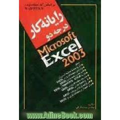 رایانه کار درجه دو: Microsoft Excel 2003