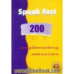 Speak fast 200،  complementary exercises