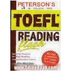Peterson's TOEFL reading flash