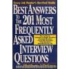 Best answers to the 201 most frequently asked interview questipns