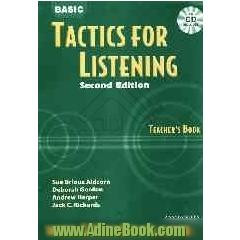 Basic tactics for listening: teacher's book