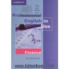 Professional English in use: finance