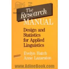 The research manual: design and statistics for applied linguistics