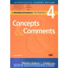 Reading & vocabulary development 4 Concepts and Comments