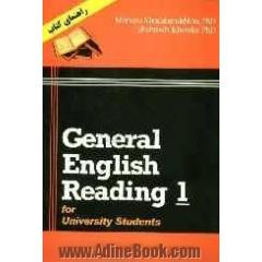 راهنمای کتاب General English reading 1 for university students