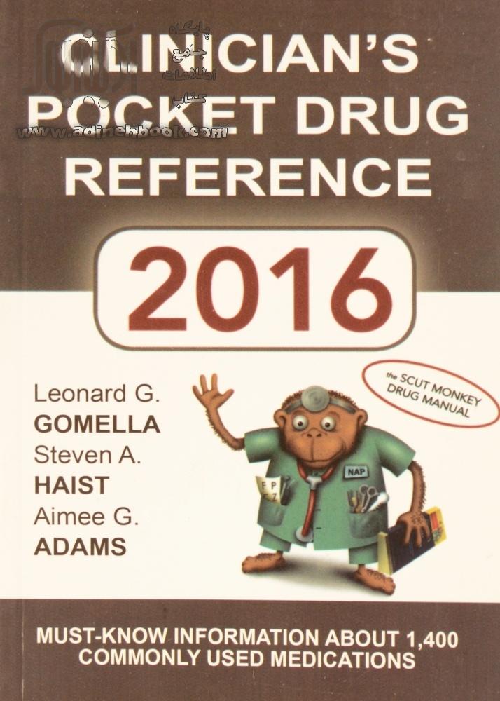کتاب Clinician's pocket drug reference 2016 Leonard Gomella, Steven