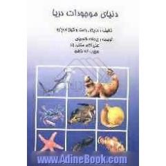 جلد کتاب دنیای موجودات دریا از ماهیان آبسنگ های مرجانی تا کوسه های غول پیکر