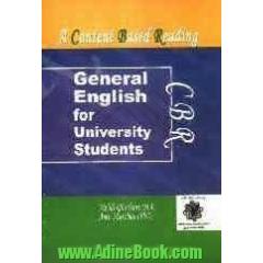 General english for university student a content based reading(CBR)