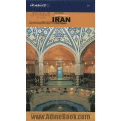 نقشه گردشگری ایران (انگلیسی)،(تک زبانه،گلاسه)