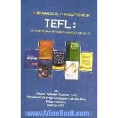 Fundamental foundations in TEFL: classified MA entrance exams & concepts
