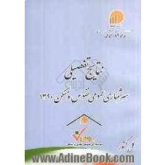 نتایج تفصیلی سرشماری عمومی نفوس و مسکن 1390 کل کشور