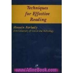 Techniques for effective reading