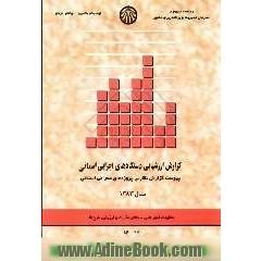 گزارش ارزشیابی دستگاه های اجرایی استانی: پیوست گزارش نظارتی پروژهای عمرانی استانی سال 1383