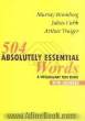 504 Absolutly essential words = مجموعه تستهای کتاب 504 absolutely essential words برای دانشجویان دوره کارشناسی ارشد و کنکور در رشته زبان و دورهTOEFL و