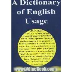 A dictionary of English usage