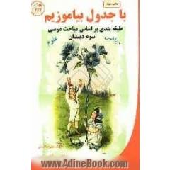 با جدول بیاموزیم: طبقه بندی براساس مباحث درسی پایه سوم دبستان