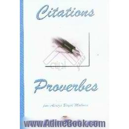 Citations proverbes